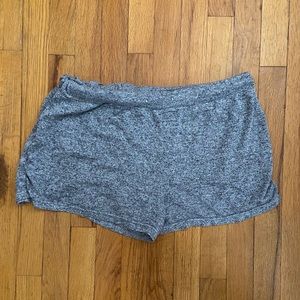 Gray Pajama Shorts